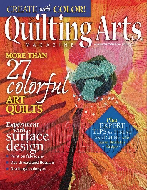 Quilting Arts Magazine - August/September 2014