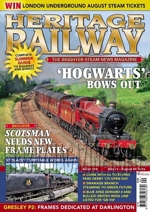 Heritage Railway 192 - July 31-August27,2014