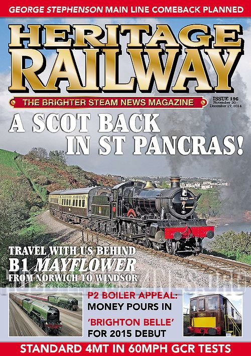 Heritage Railway 196 - November 20-December17,2014