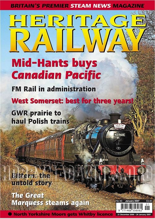 Heritage Railway 93 - January 2007
