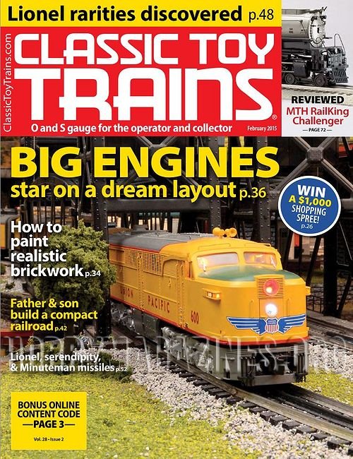 Classic Toy Trains - February 2015
