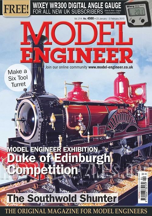 Model Engineer - 23 January-5 February 2015