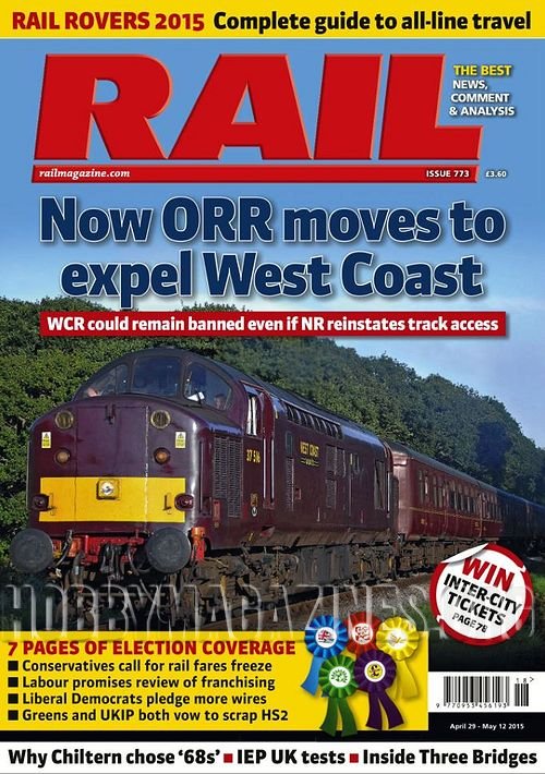 Rail 29 April - 12 May 2015