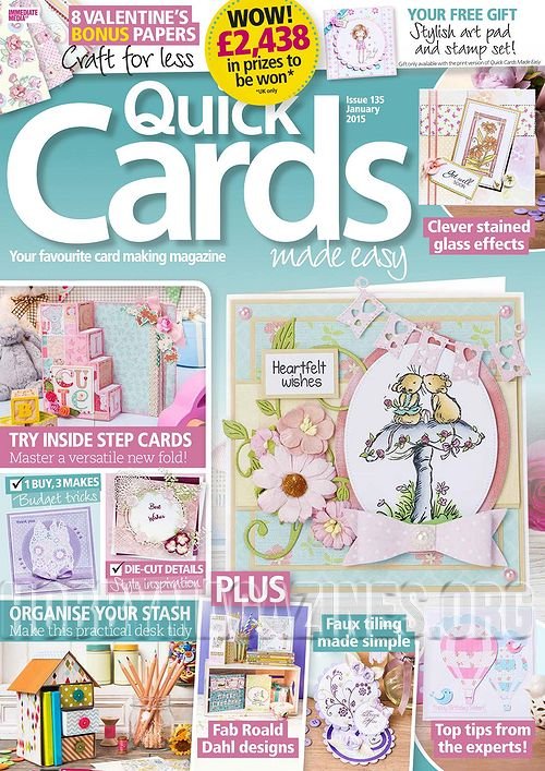 Quick Cards Made Easy - January 2015