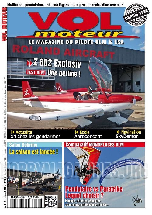 Vol Moteur - Mars 2015