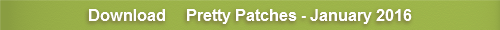 Pretty Patches - January 2016