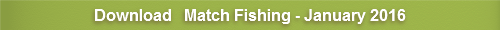 Match Fishing - January 2016
