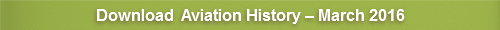 Aviation History – March 2016