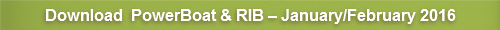 PowerBoat & RIB – January/February 2016