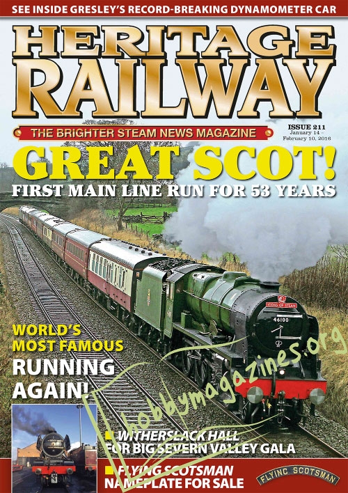 Heritage Railway 211 – 14 January 2016