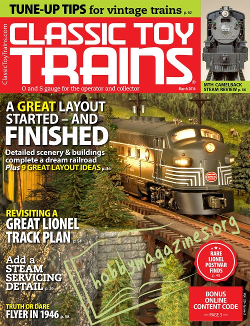 Classic Toy Trains – March 2016