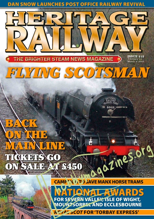 Heritage Railway 212 – 11 February-9 March 2016