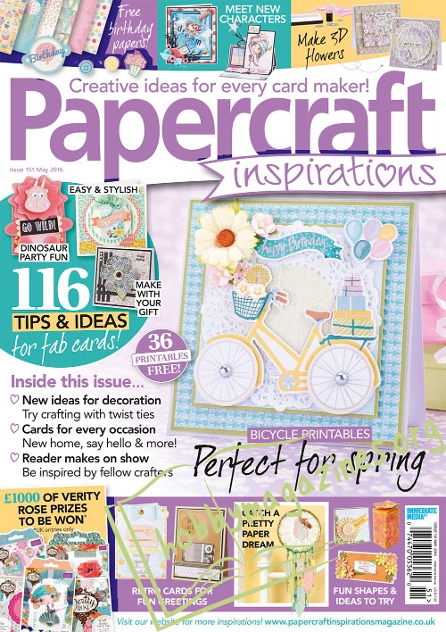 Papercraft Inspirations – May 2016