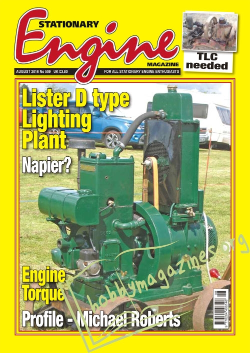 Stationary Engine - August 2016 - Lister D Type Lighting Plant