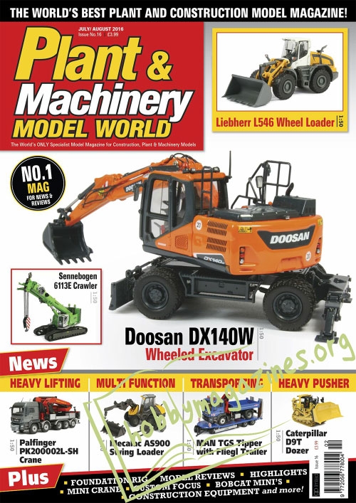 Model Plant and Machinery – Summer 2016