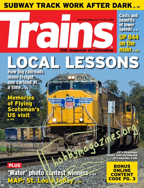 Trains - October 2016