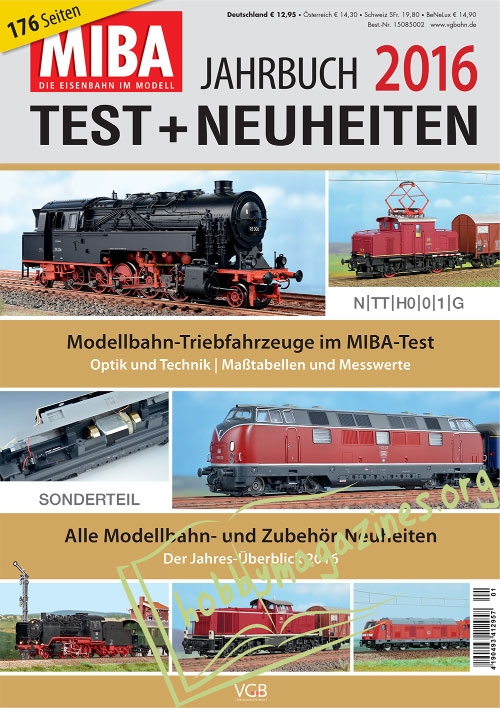 MIBA Test + Neuheiten – Jahrbuch 2016