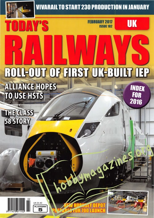 Todays Railways UK  – February 2017