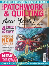 Patchwork & Quilting – January 2017