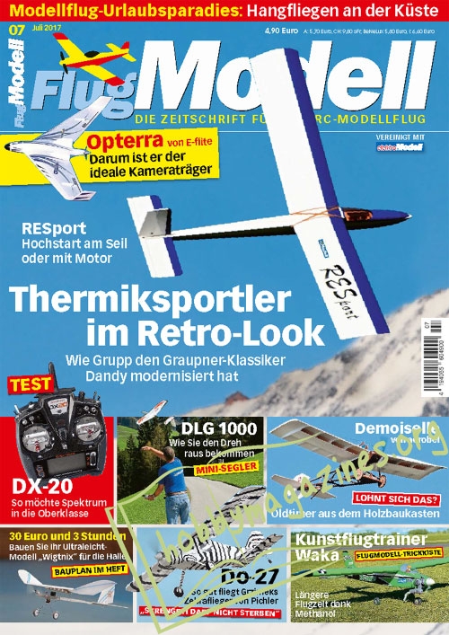 Flugmodell – Juli 2017