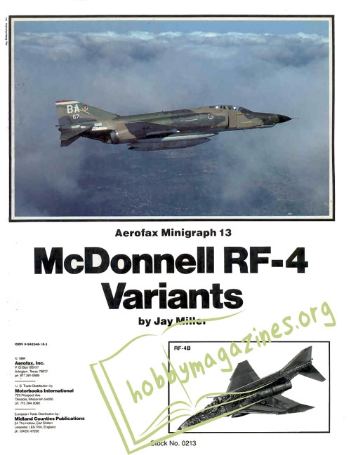 Aerofax Minigraph 13 - McDonnell RF-4 Variants