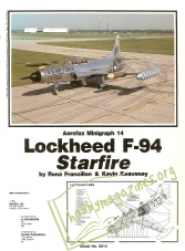 Aerofax Minigraph 14 - Lockheed F-94 Starfire