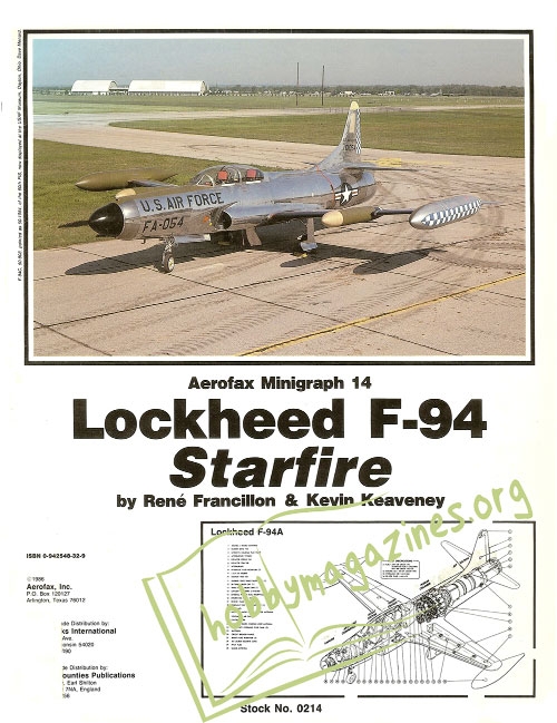 Aerofax Minigraph 14 - Lockheed F-94 Starfire