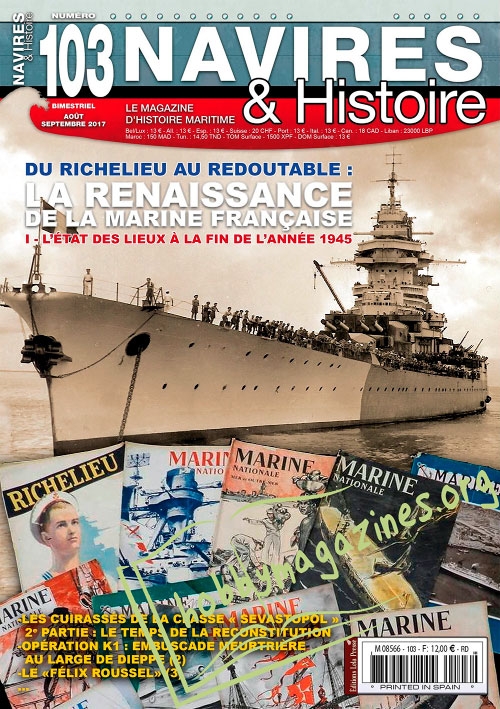 Navires et Histoire 103 – Aout/Septembre 2017