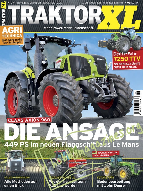 Traktor XL – September/November 2017