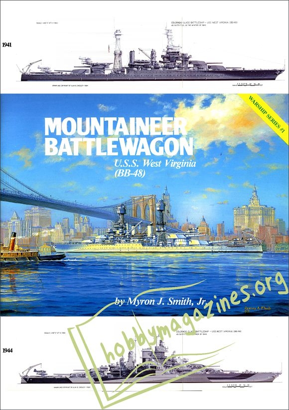 Warship Series 01 : Mountaineer Battlewagon - U.S.S. West Virginia (BB-48)
