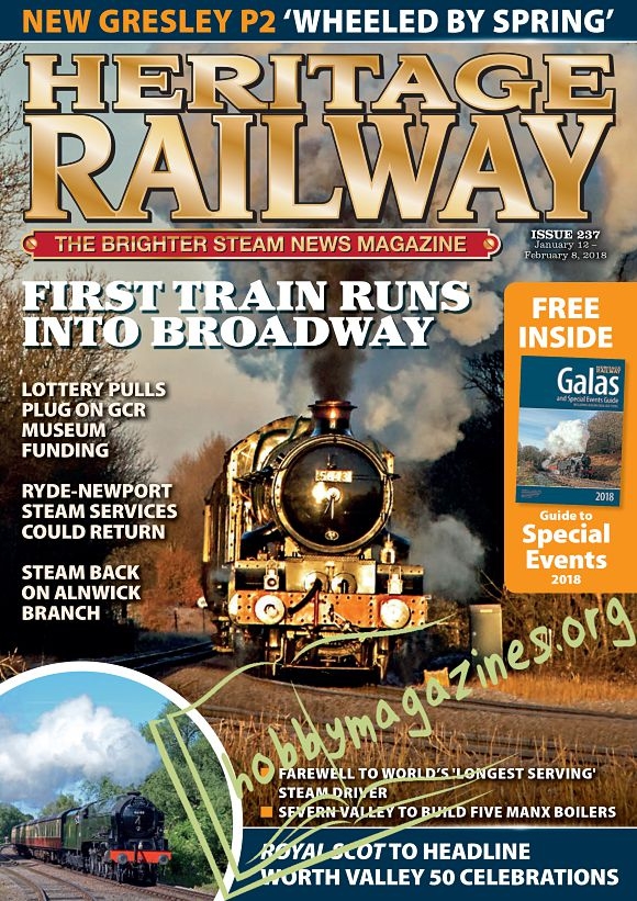 Heritage Railway 237 - January 12/February 8 2018