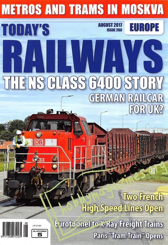 Todays Railways Europe - August 2017