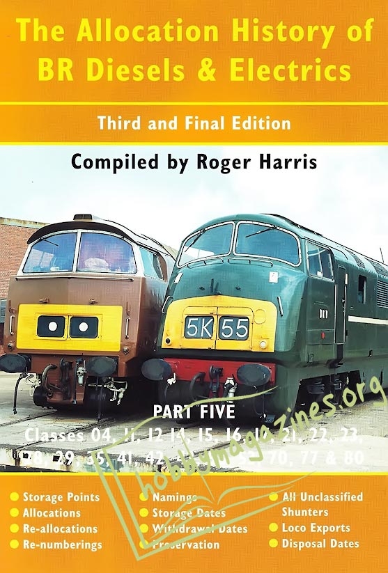 The Allocation History of BR Diesels and Electrics Part 5