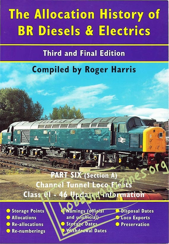 The Allocation History of BR Diesels and Electrics Part 6a