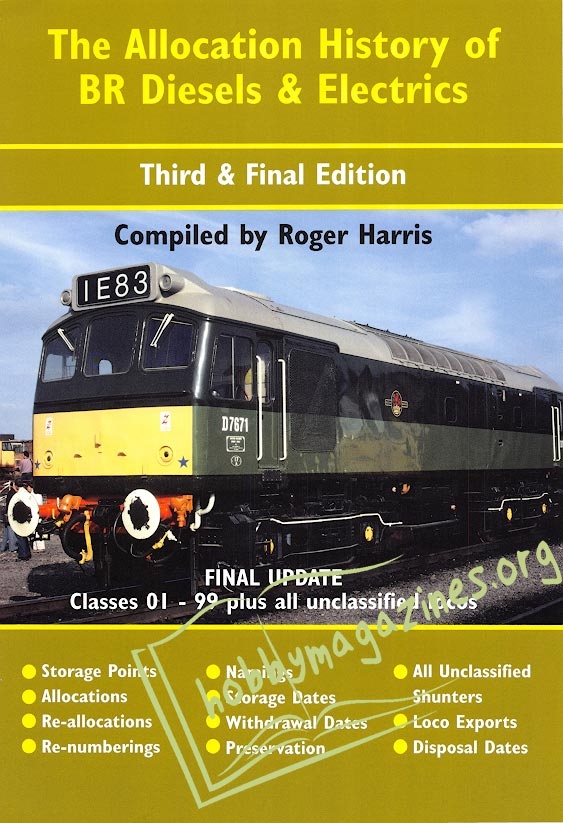  The Allocation History of BR Diesels and Electrics Part 6c the Final Update