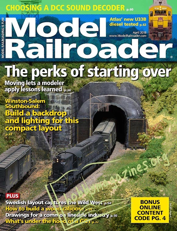  Model Railroader - April 2018
