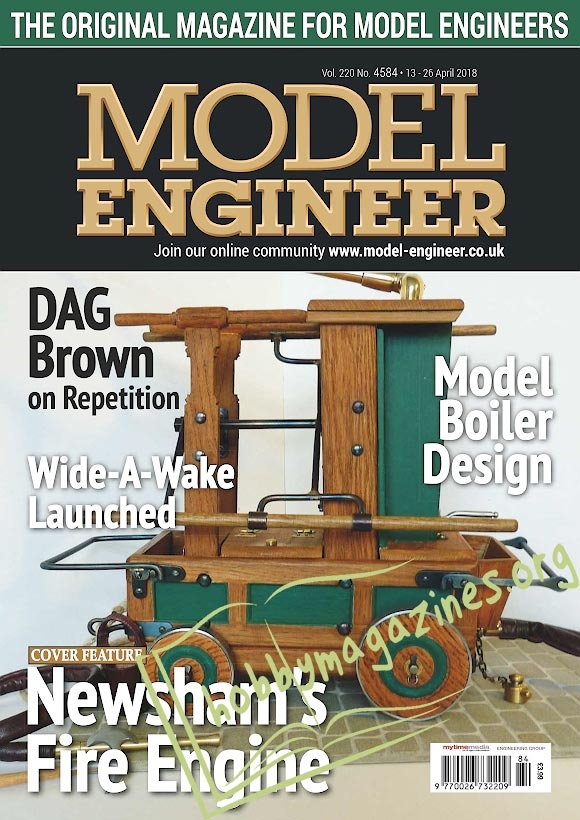 Model Engineer 4584 – 13-26 April 2018