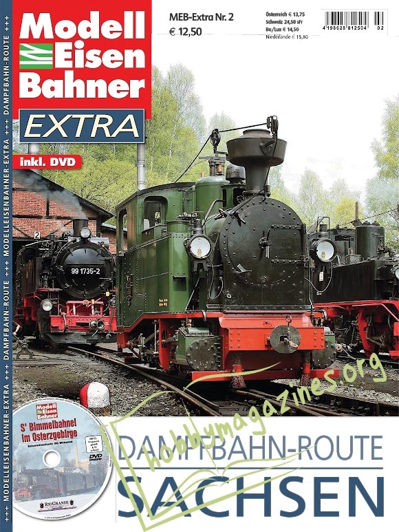 Modelleisenbahner Extra No 2 - Dampfbahn-Route Sachsen