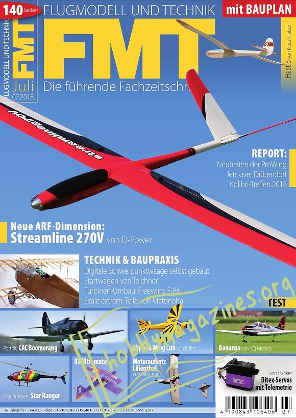 Flugmodell und Technik 2018-07