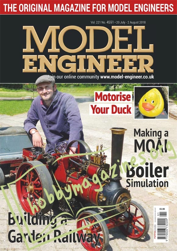 Model Engineer 4591 – 20 July 2018