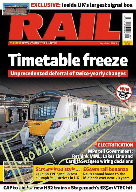 Rail - July 18-July 31, 2018