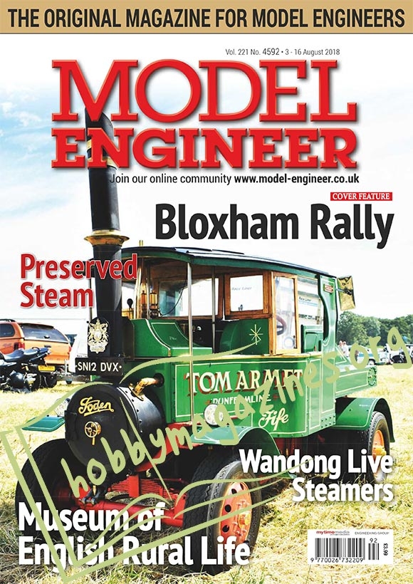 Model Engineer 4592 – 03 August 2018