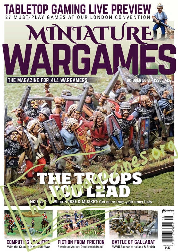 Miniature Wargames - October 2018