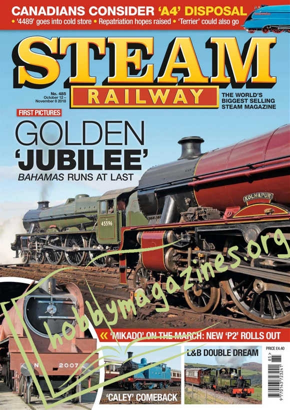 Steam Railway 485 - October 12-November 8 2018