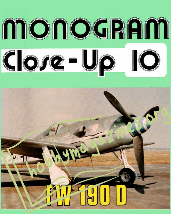 Monogram Close-Up 10 - FW 190D