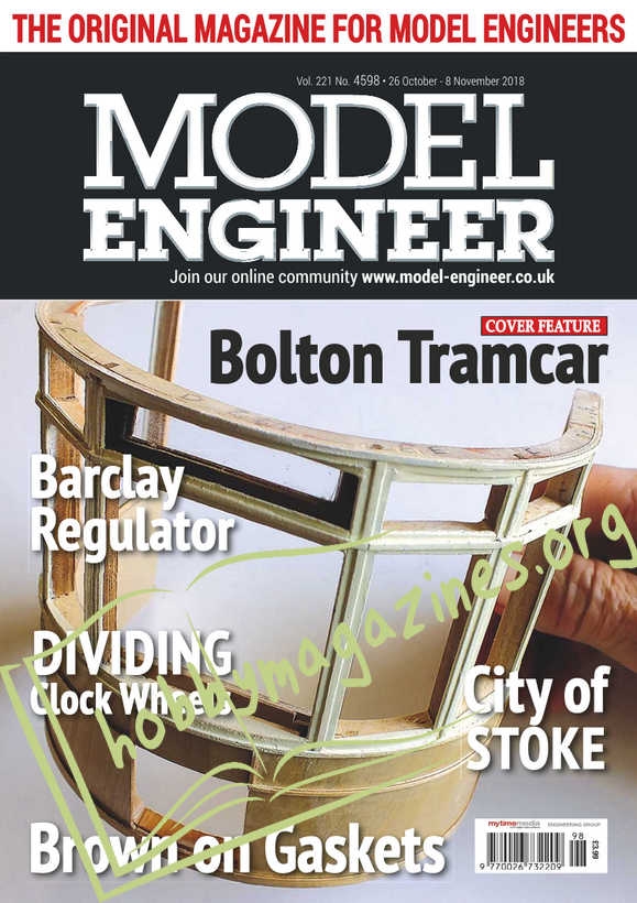 Model Engineer 4598 – 26 October 2018