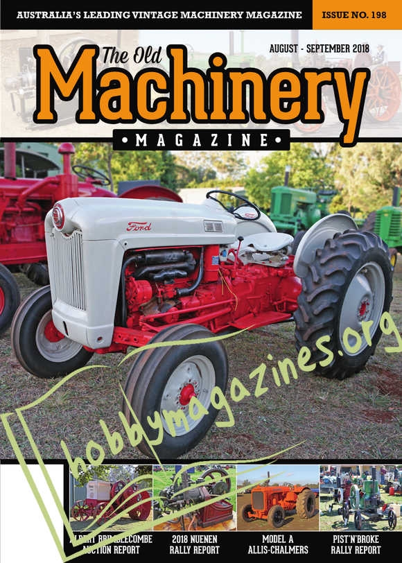 The Old Machinery Magazine – August/September 2018