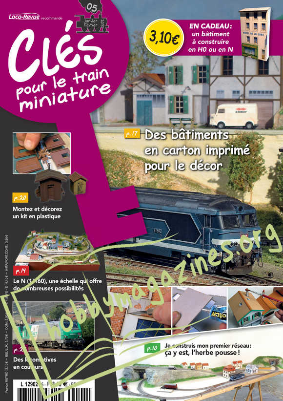 Clés pour le Train Miniature 005