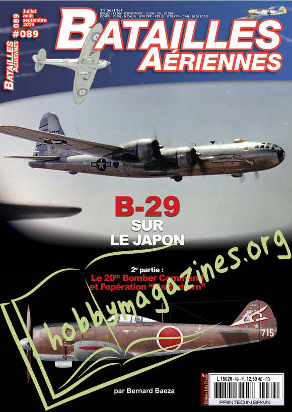 Batailles Aeriennes 89 - Juillet/Aout/Septembre 2019 