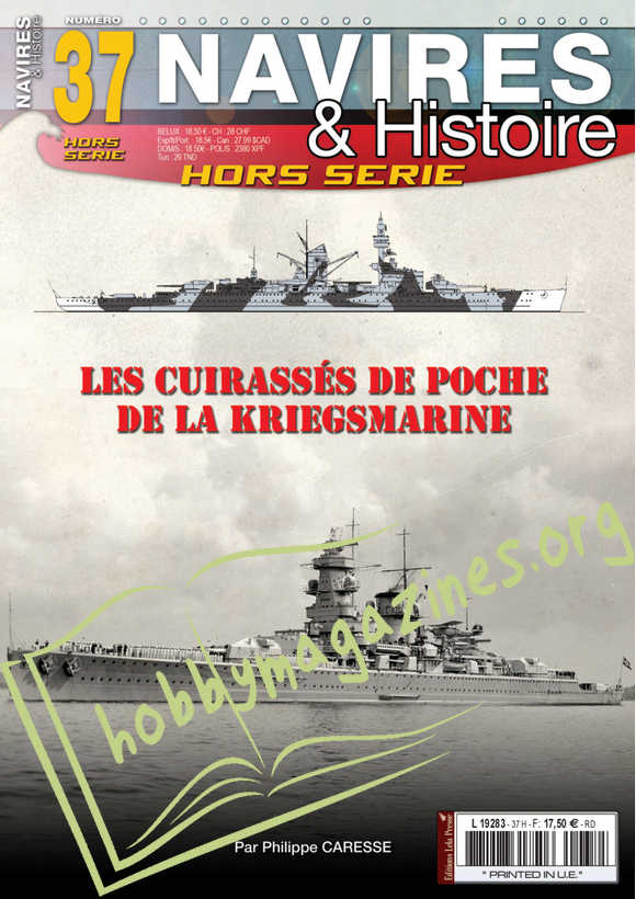 Navires & Historie HS 37 - Les Cuirassés de Poche de La Kriegsmarine